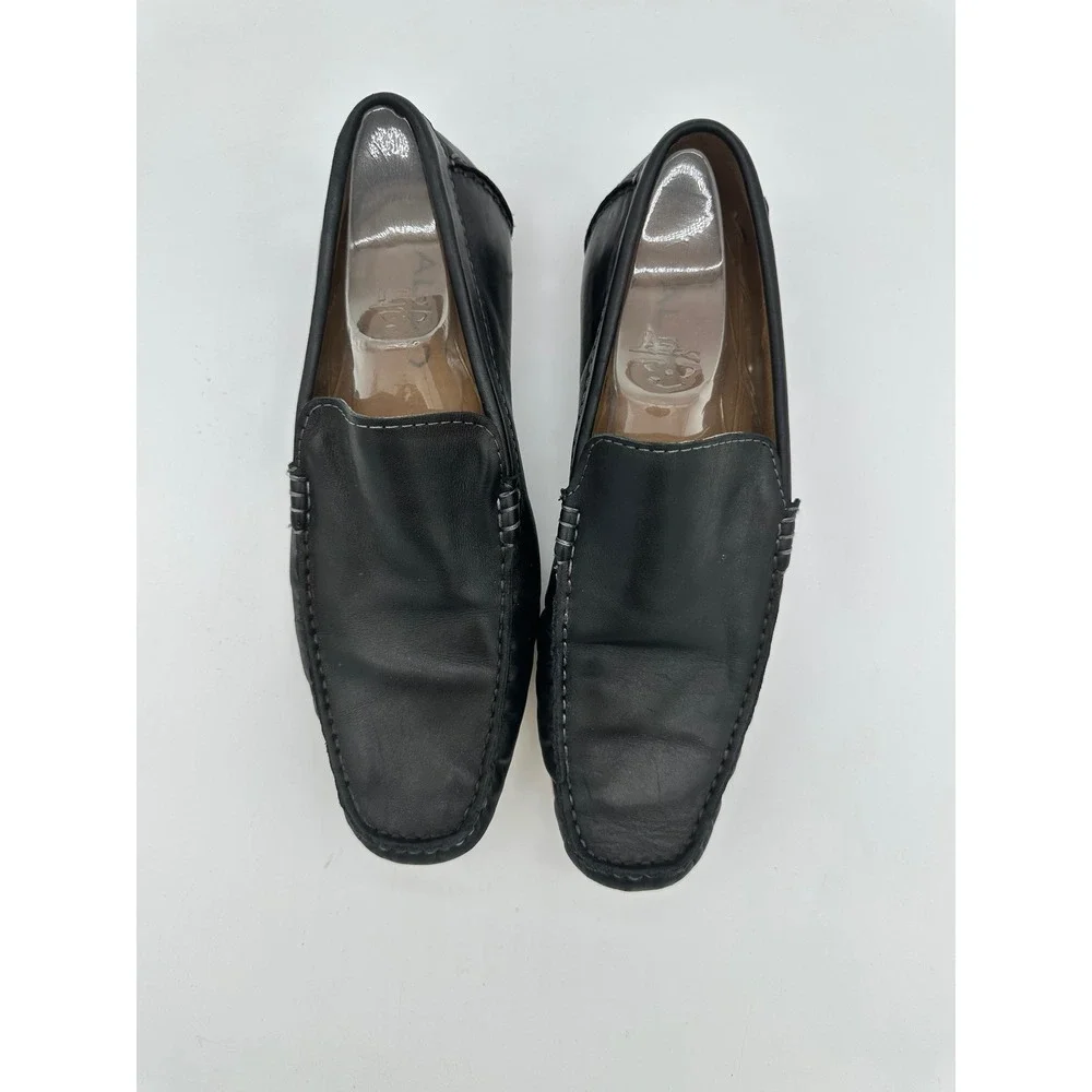 Aldo Loafers Mens Leather Slip‎ On Driving Shoes Black Size 41